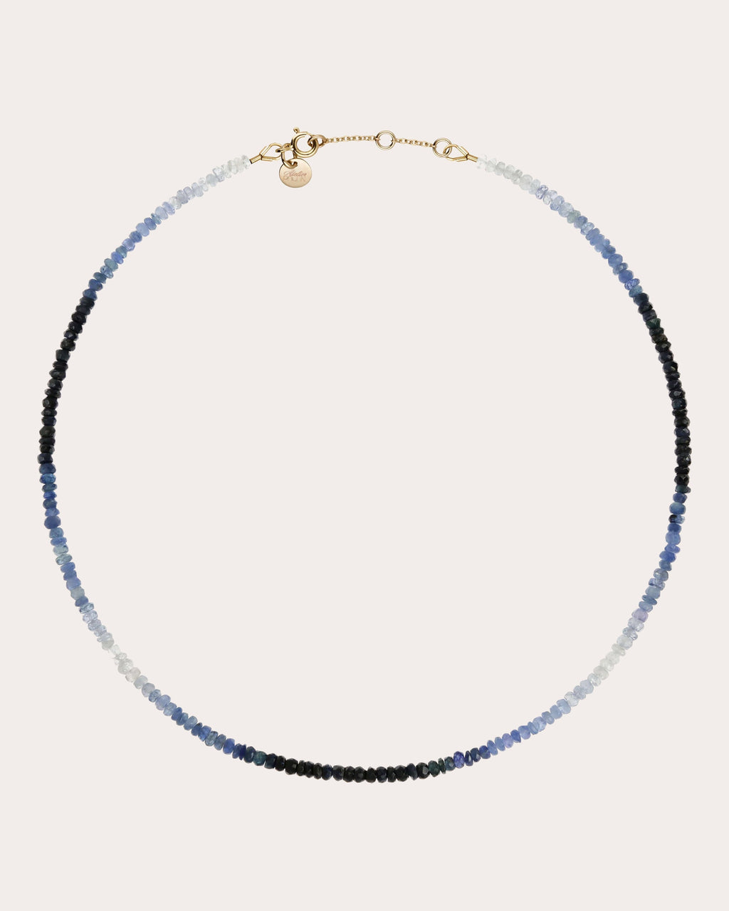 River 14K Gold-Filled Sapphire Necklace