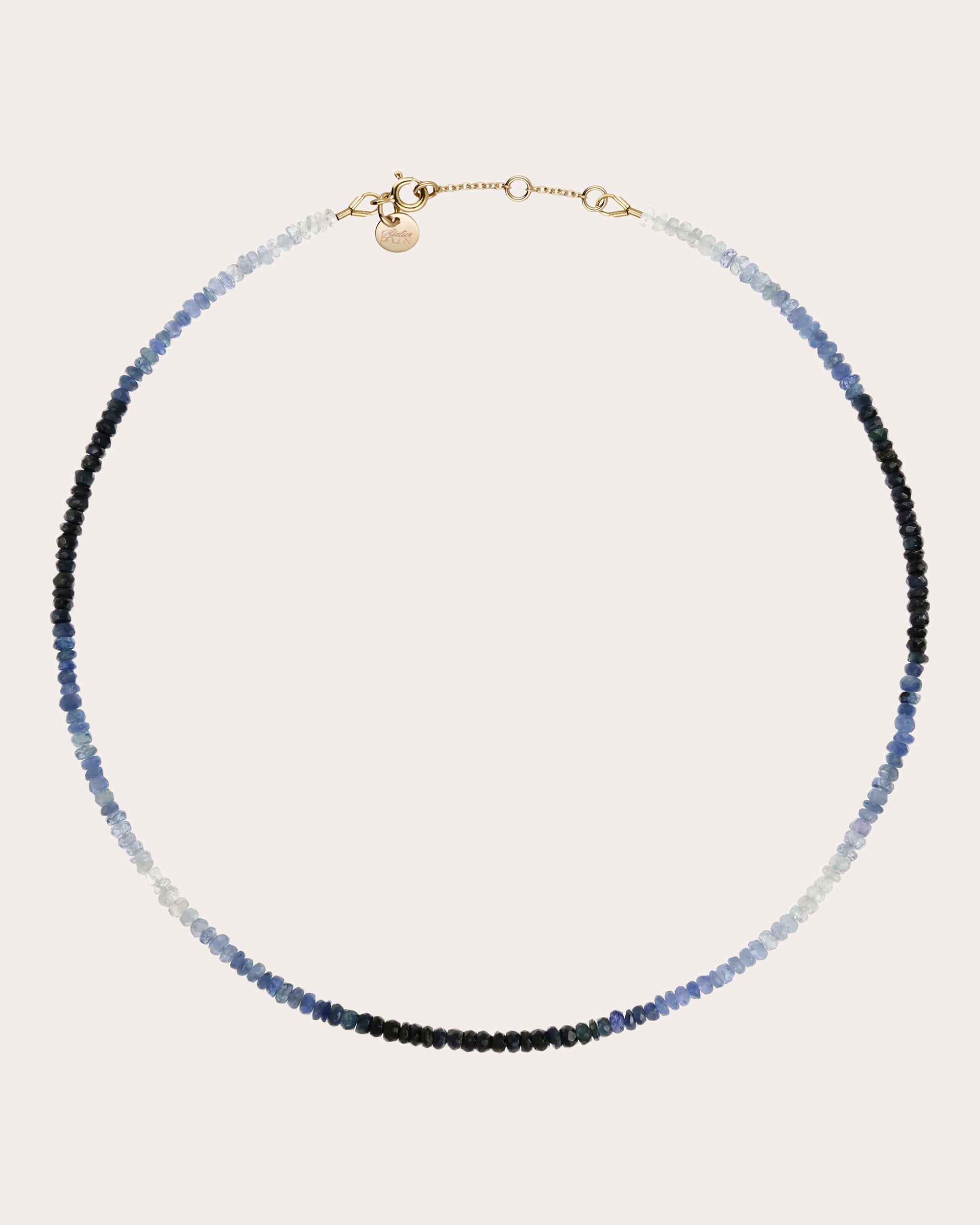 River 14K Gold-Filled Sapphire Necklace