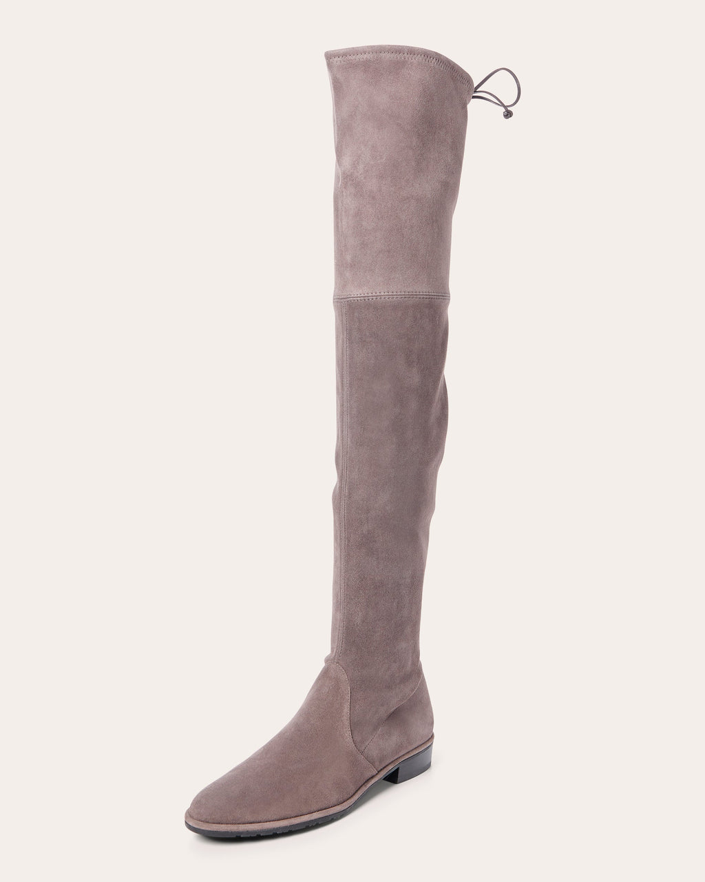 Lowland Stretch-Suede Over-the-Knee Boot