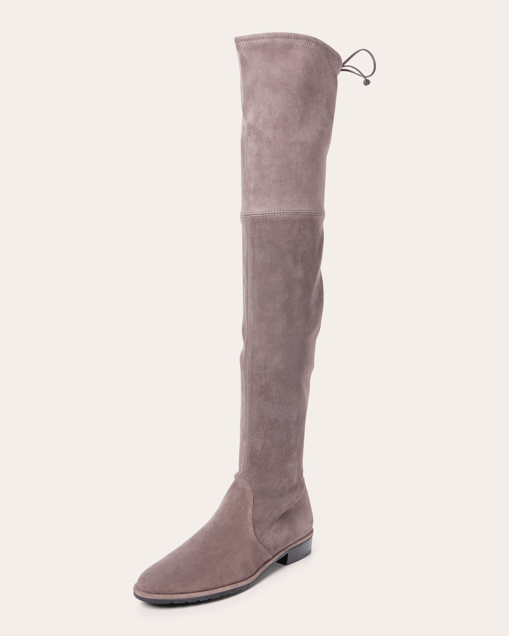 Lowland Stretch-Suede Over-the-Knee Boot