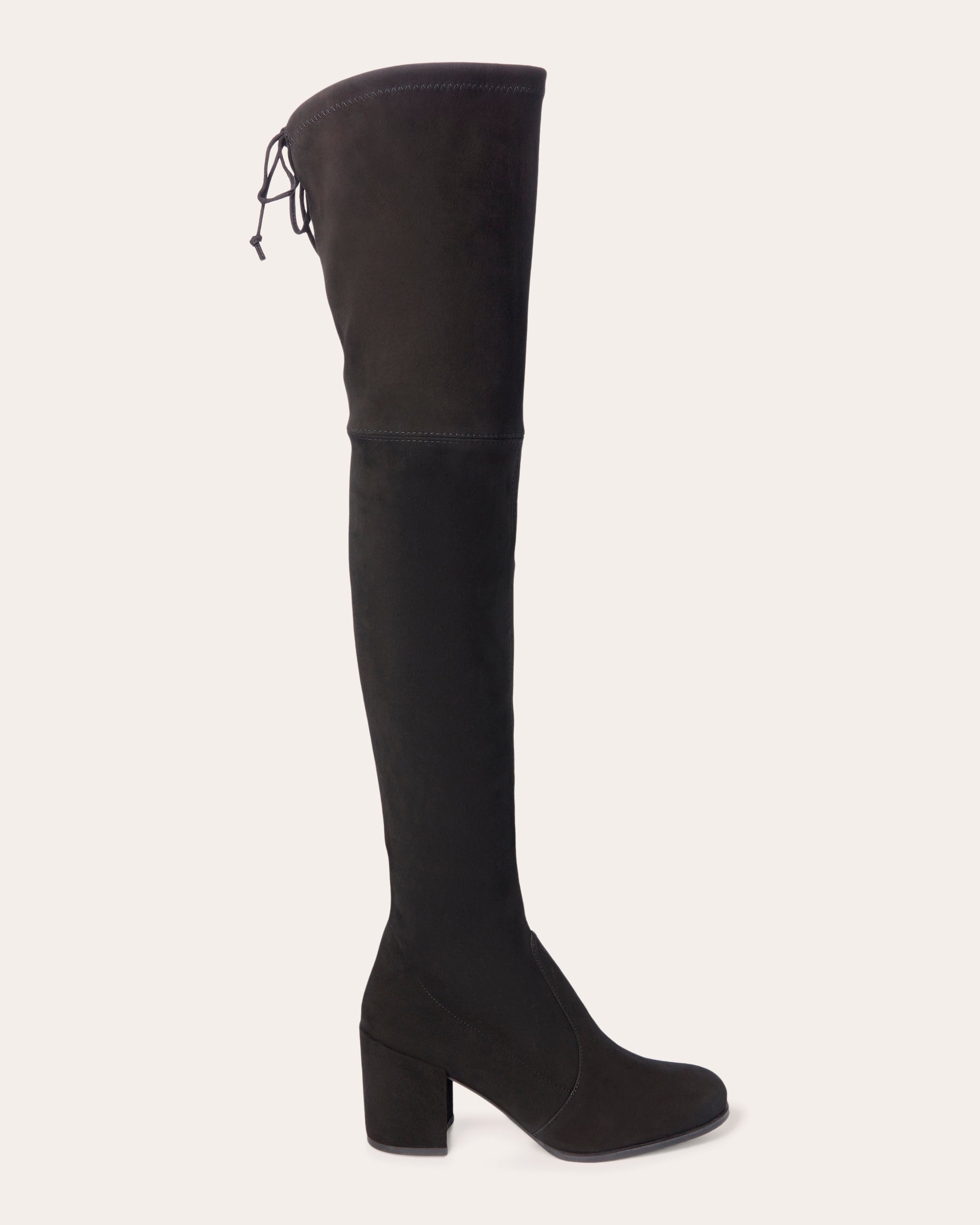 Tieland Stretch-Suede Over-the-Knee Boot