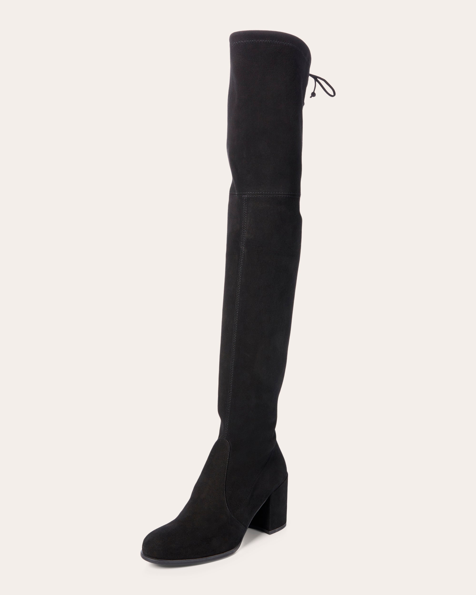 Tieland Stretch-Suede Over-the-Knee Boot