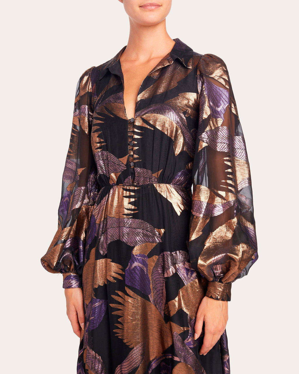 Kitty Filcoupe Button Dress