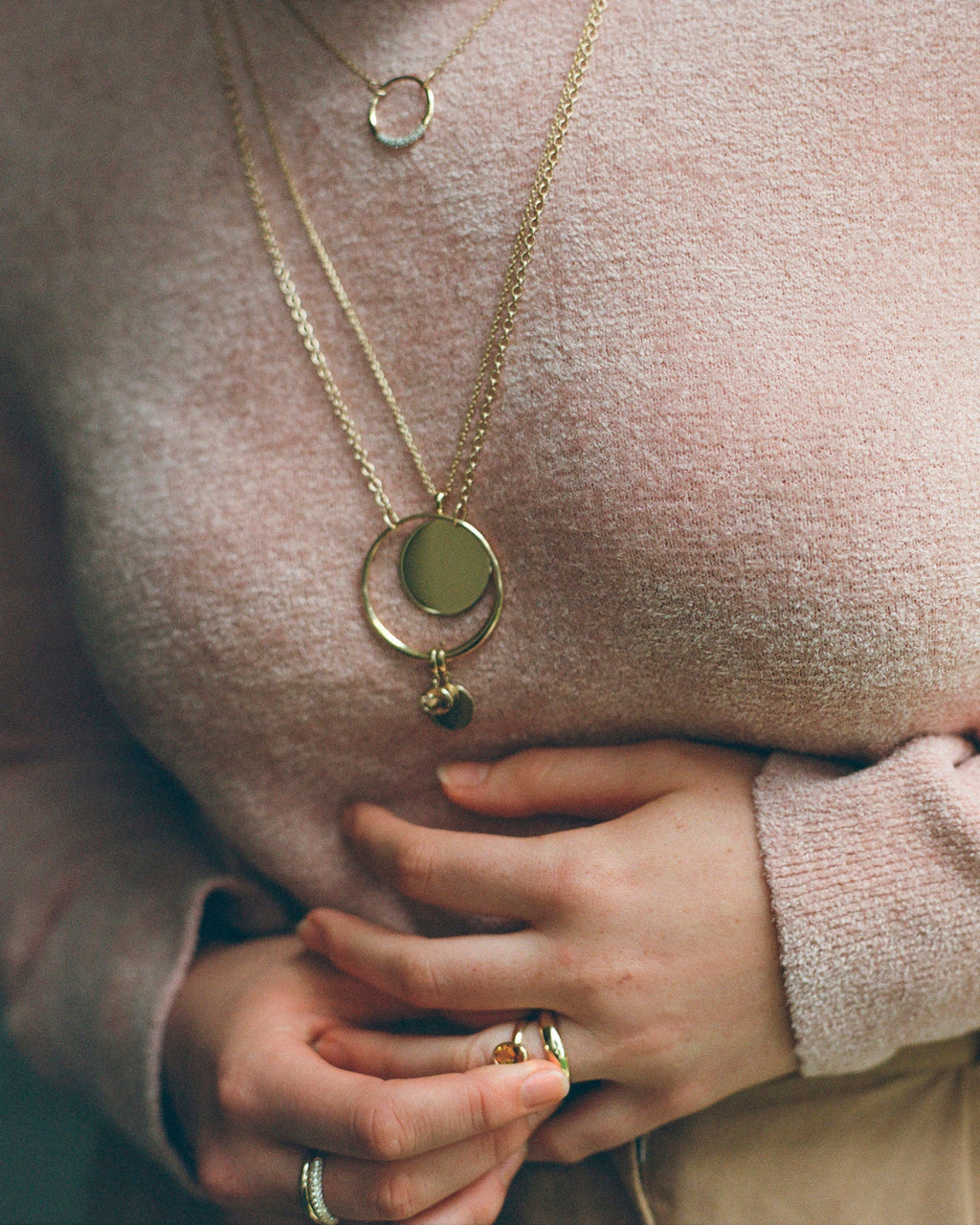 Circle Locket Charm