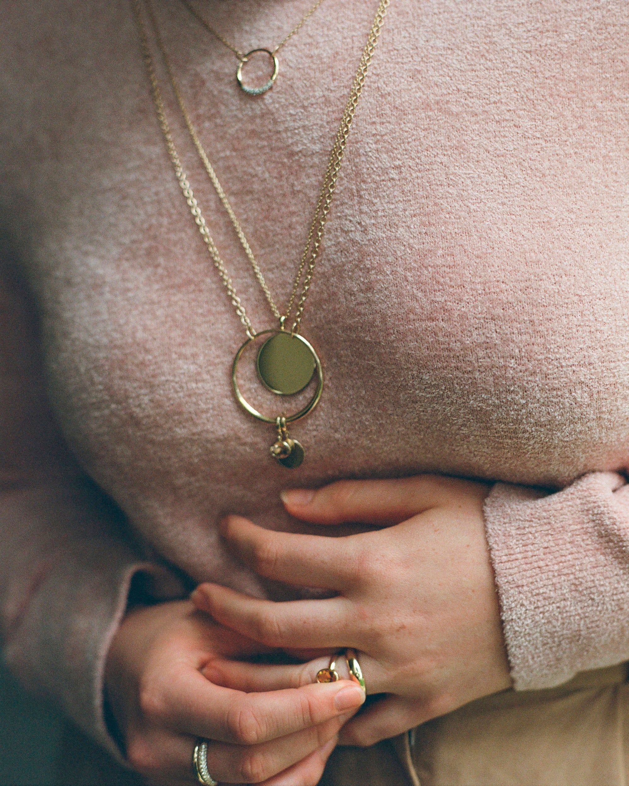 Circle Locket Charm