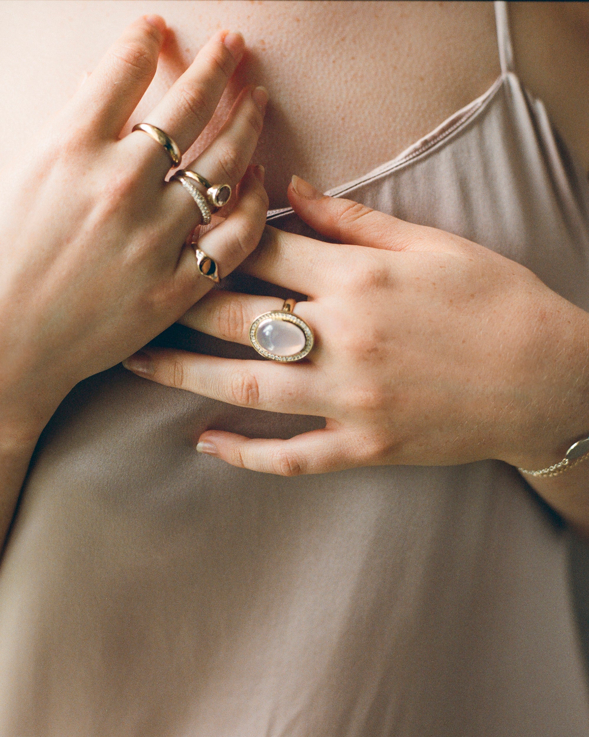 Diamond Bombe Ring