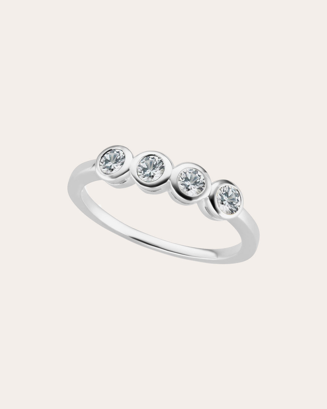 Diamond Quartet Confetti Ring