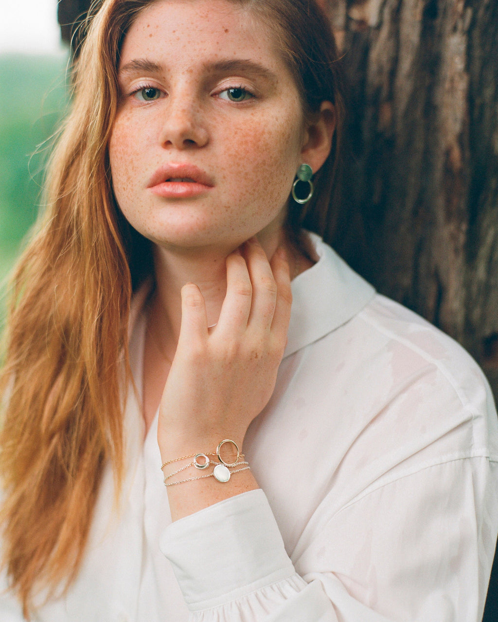 Encircle 14K Gold Bracelet