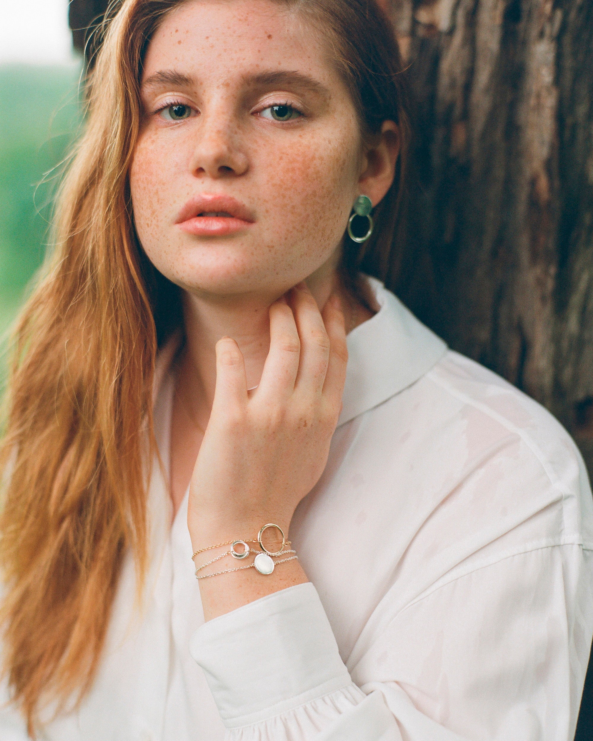 Encircle 14K Gold Bracelet