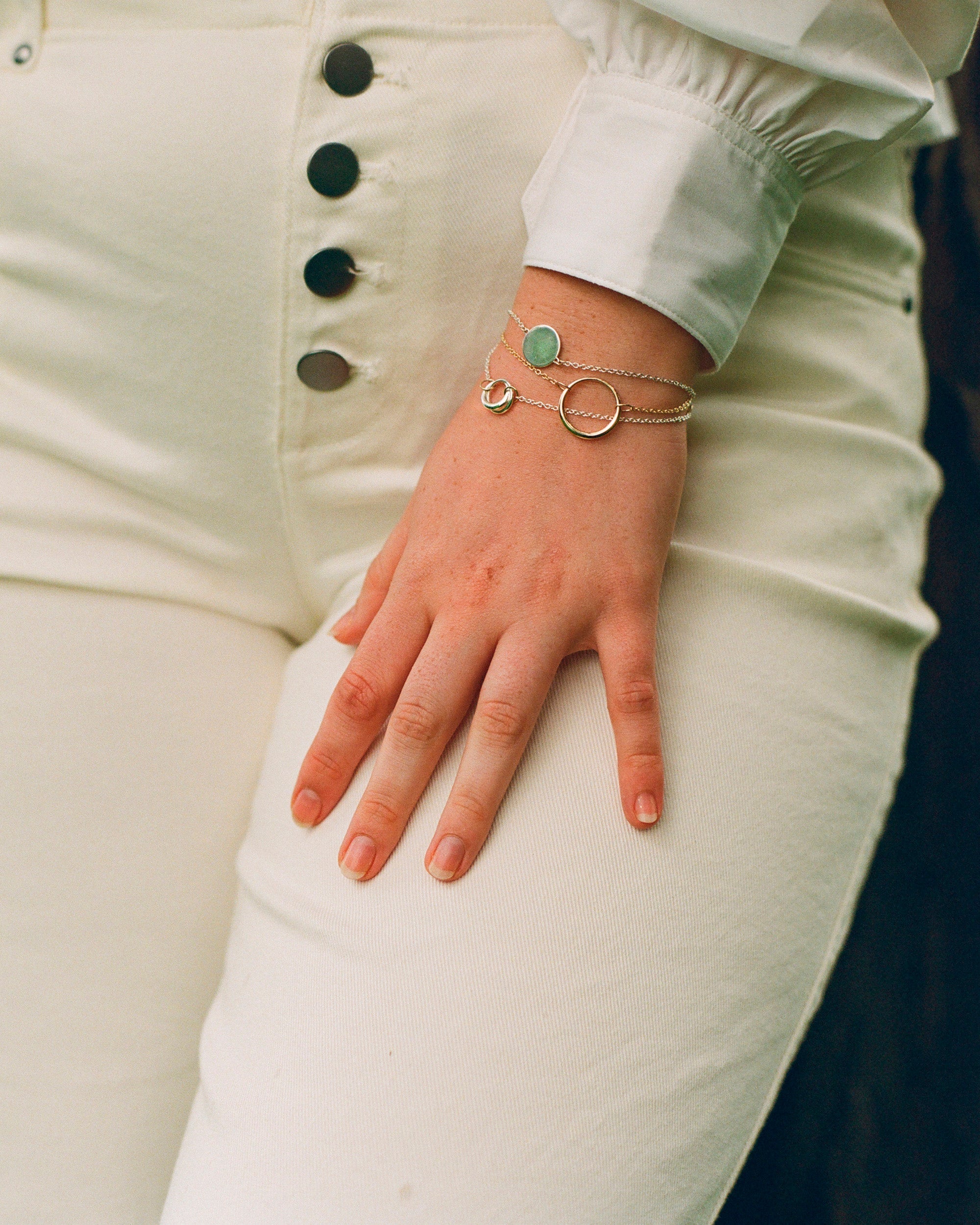 Encircle 14K Gold Bracelet