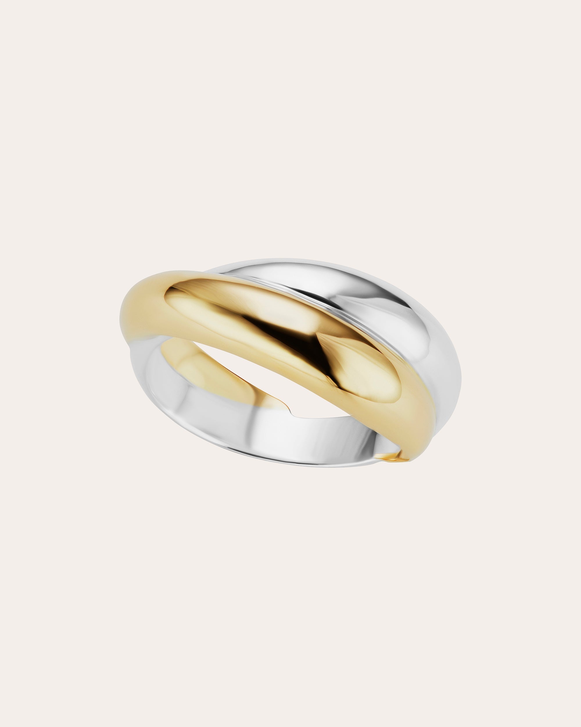 Mixed Metal Icon Ring