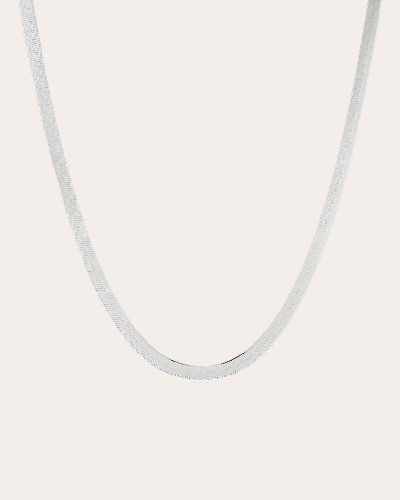Silver Herringbone Chain