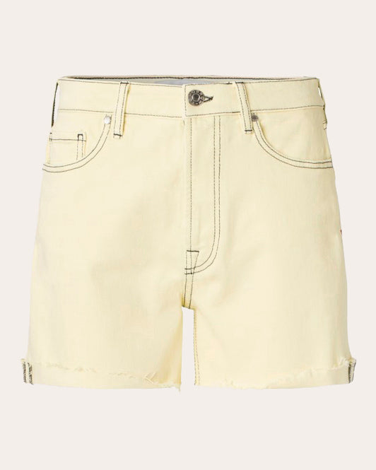 Brown Denim Shorts