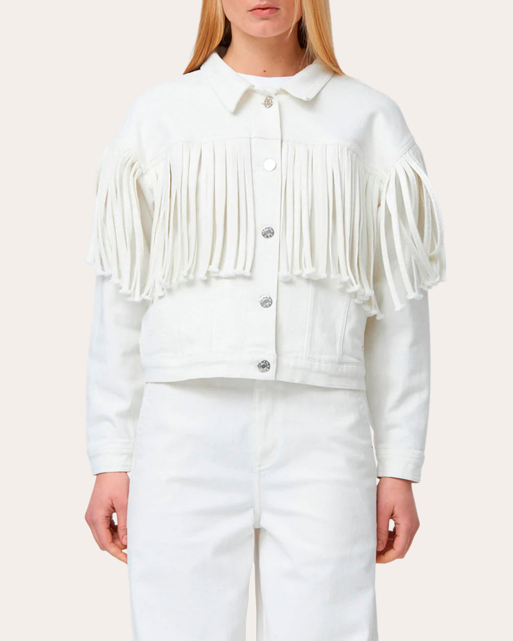 Kersee Fringe Denim Jacket