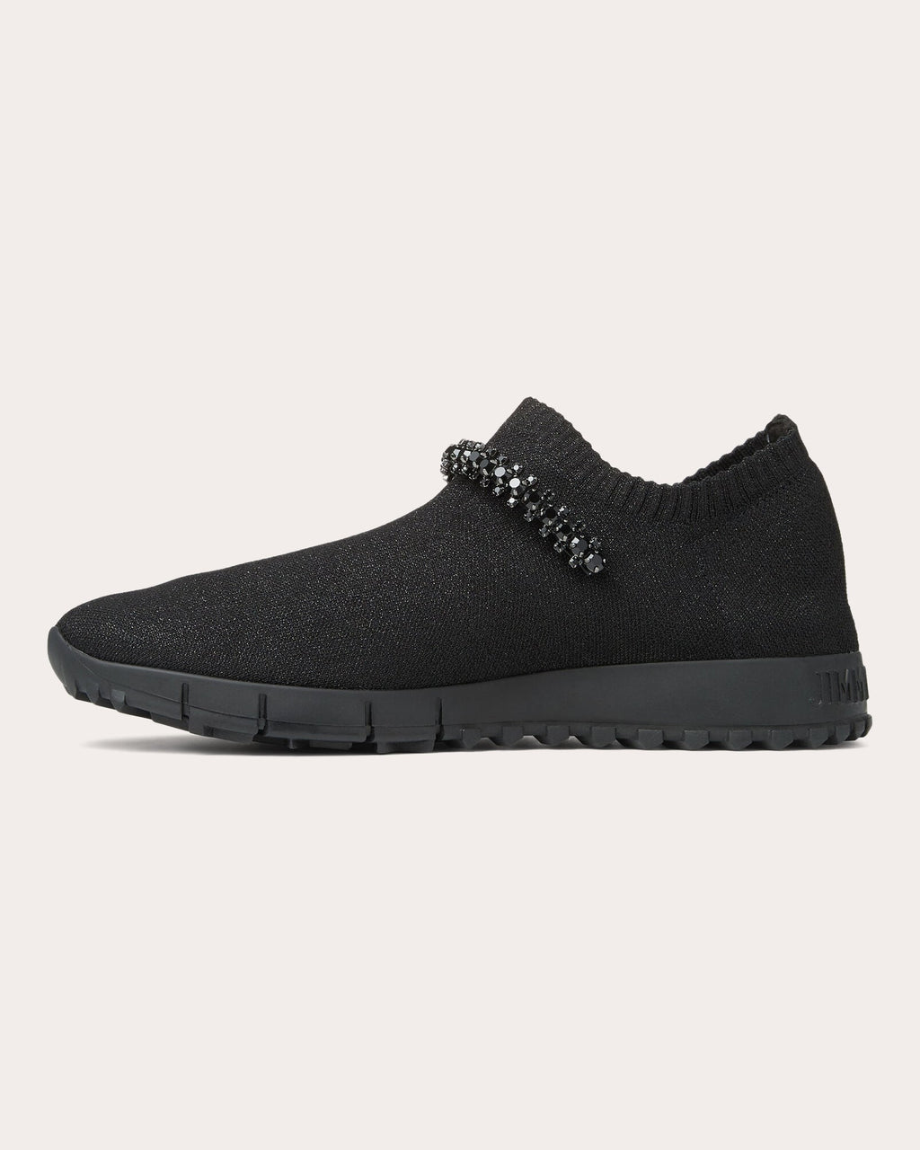 Verona Crystal-Embellished Knit Sneaker
