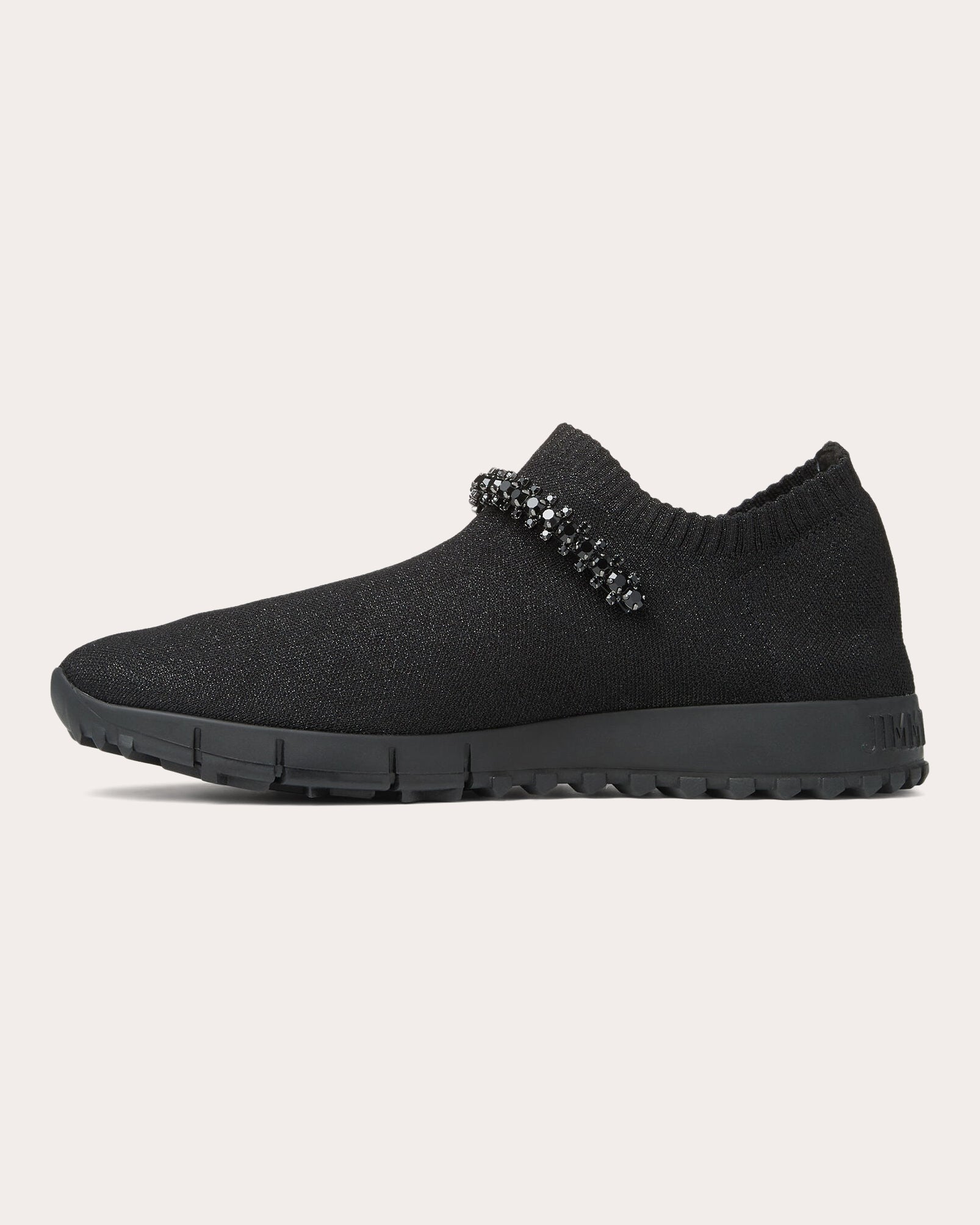 Verona Crystal-Embellished Knit Sneaker