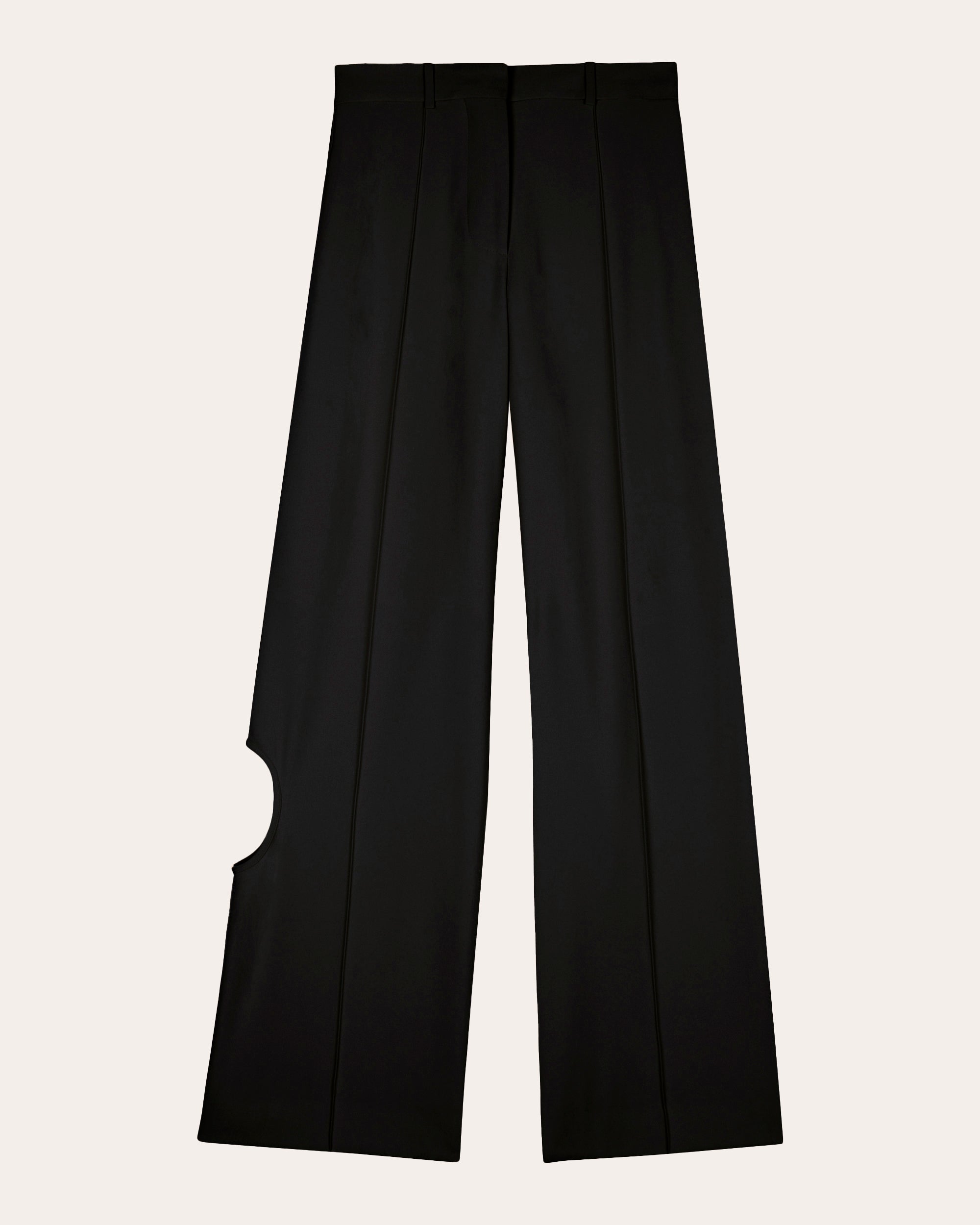 Cutout Wide-Leg Trousers
