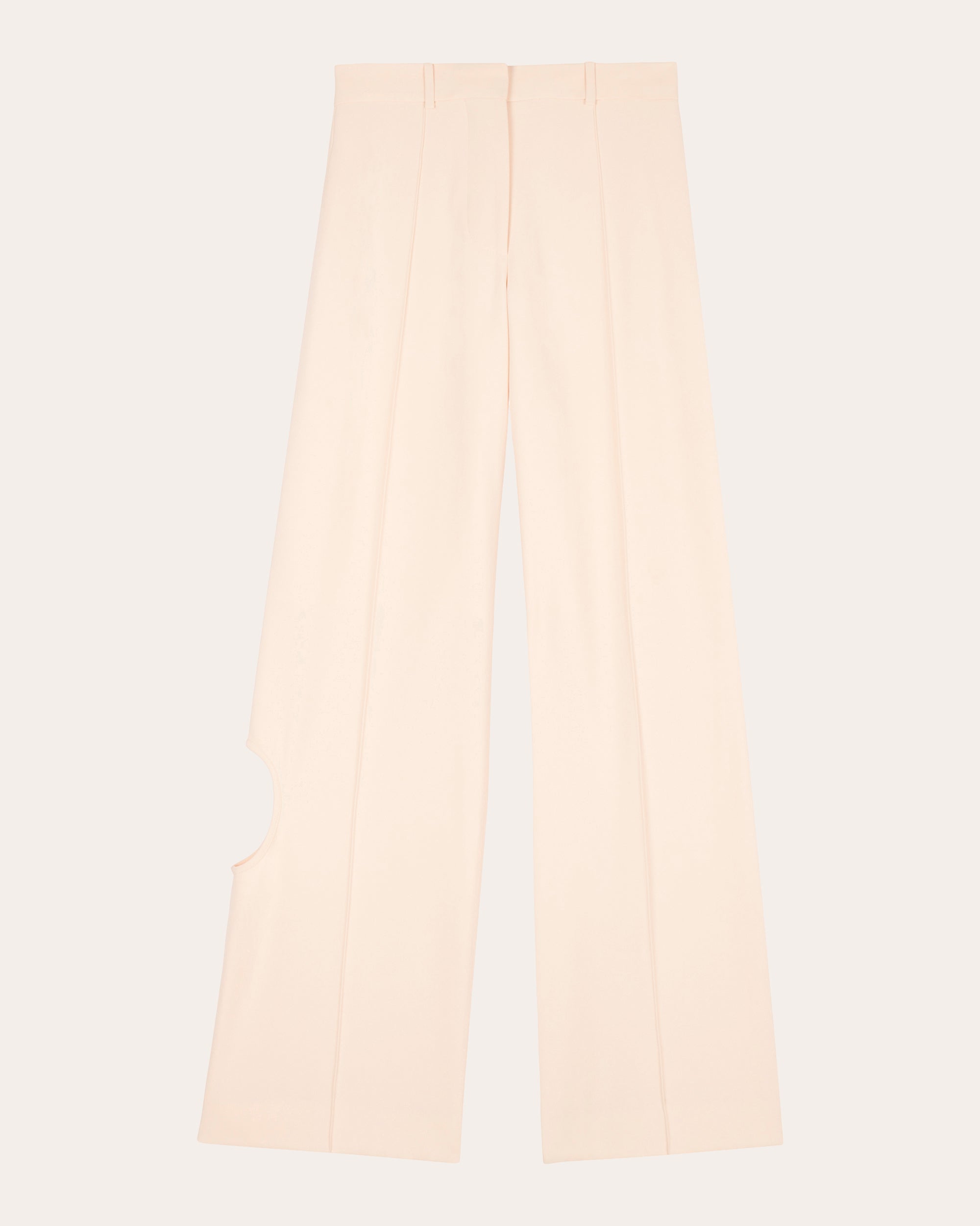 Cutout Wide-Leg Trousers