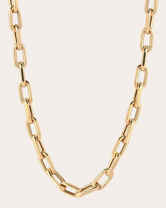 Large 14K Gold Chain Necklace