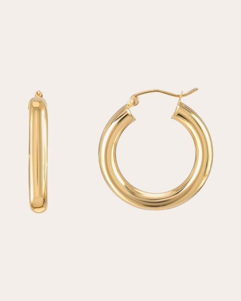 Small 14K Gold Hoop Earrings